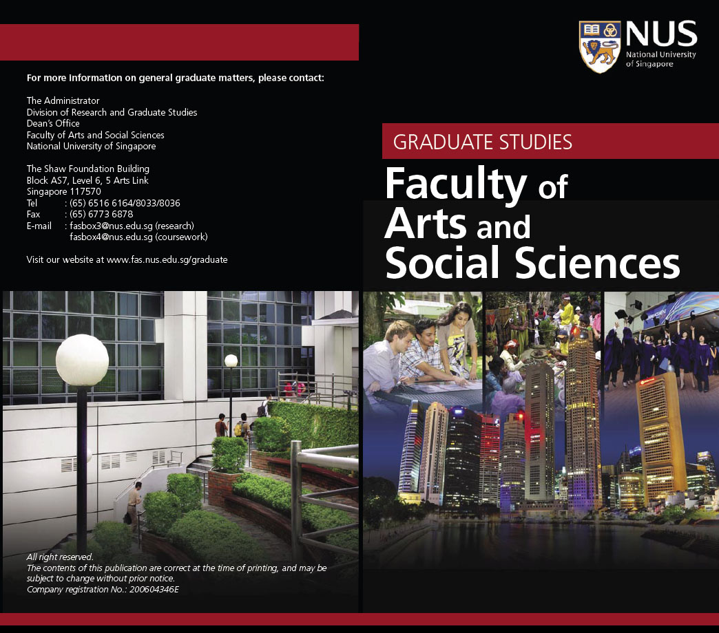 NUS Faculty of Art & Social Sciences Publication « J-imaging ...